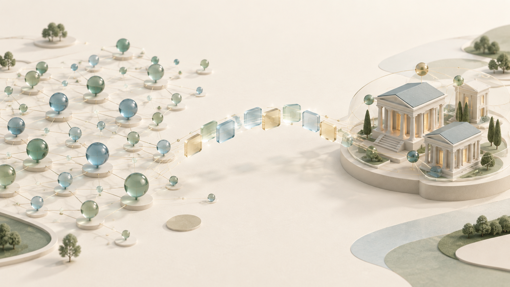 金融资产 Token 化:开放公链与机构金融网络相互连接